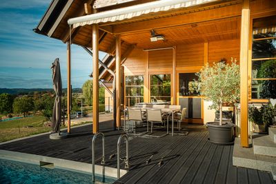 Überdachte Terrasse