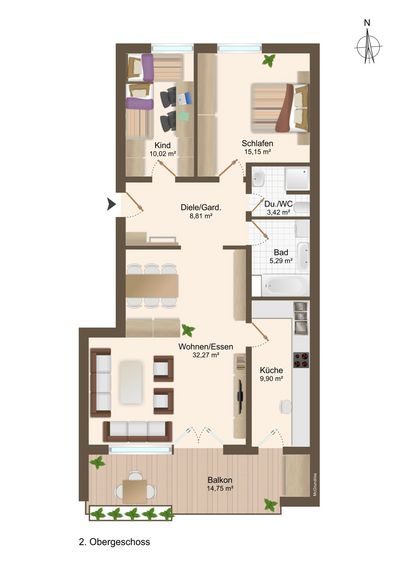 Grundrissplan