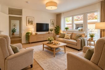 Einrichtungsbeispiel Wohnzimmer