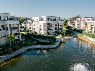 BLICK VON DER TERRASSE!