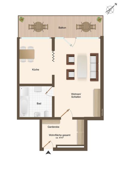 Grundrissplan