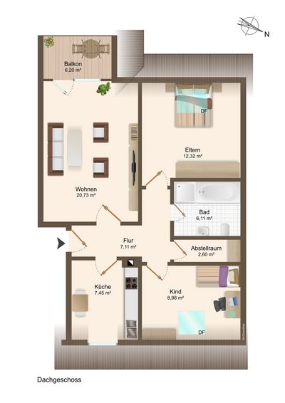 Grundrissplan