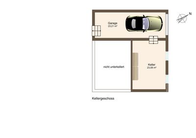 Grundriss Keller/Garage