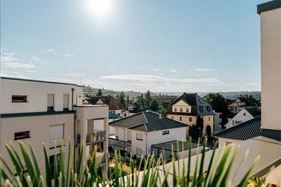 BLICK VON DER TERRASSE!