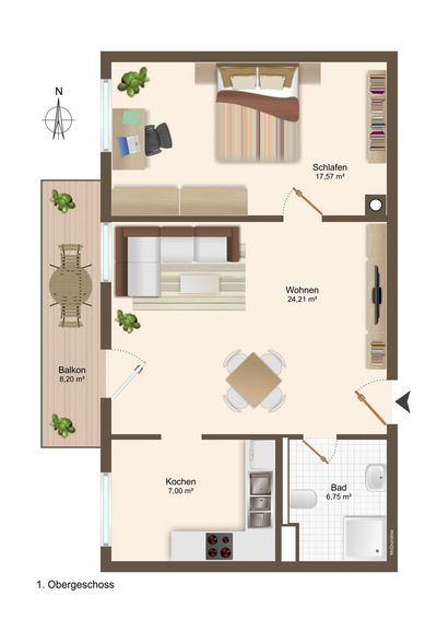 Grundrissplan