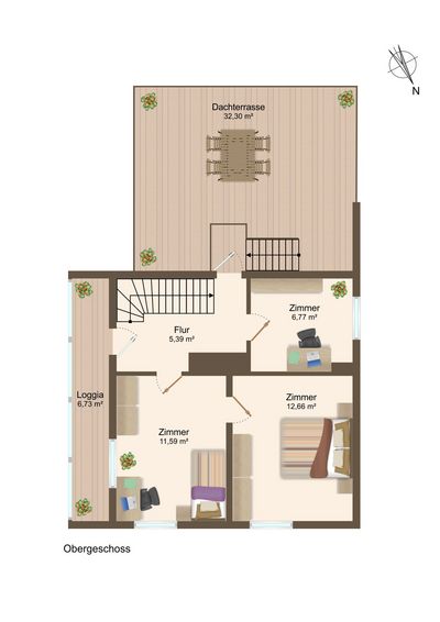 GRUNDRISS OBERGESCHOSS