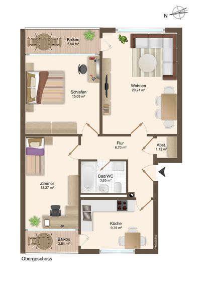 Grundrissplan