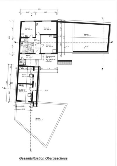 Grundriss Obergeschoss