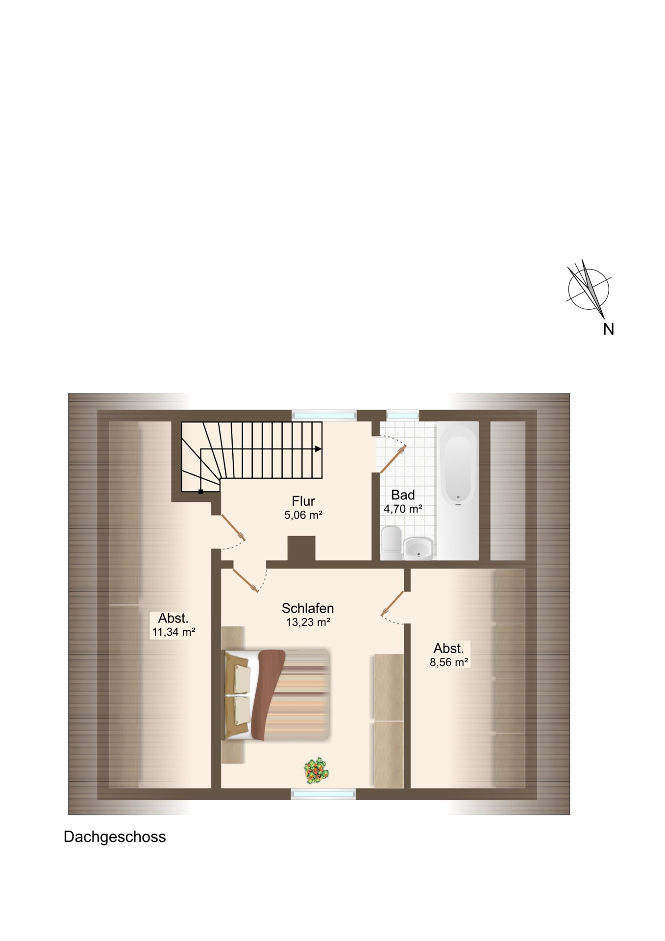 GRUNDRISS DACHGESCHOSS