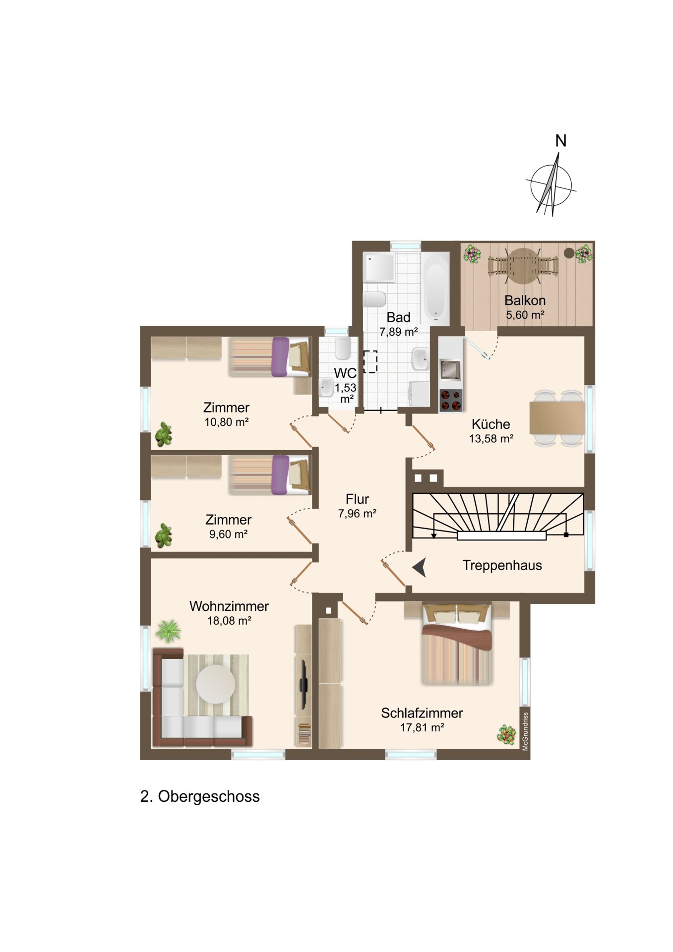 GRUNDRISS OBERGESCHOSS