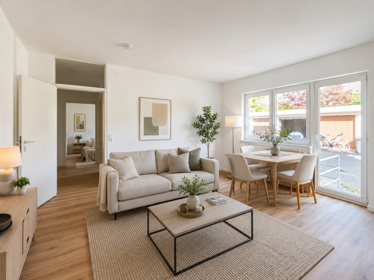 Einrichtungsbeispiel Wohnzimmer