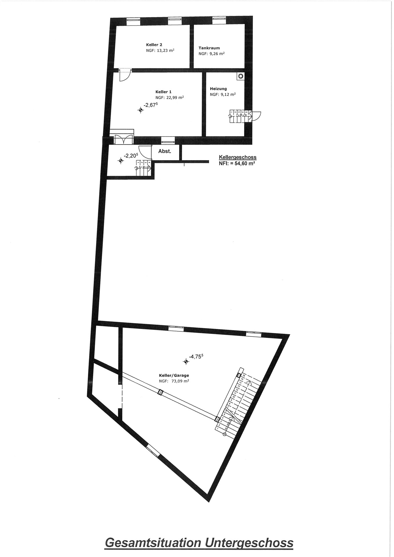 Grundriss Untergeschoss