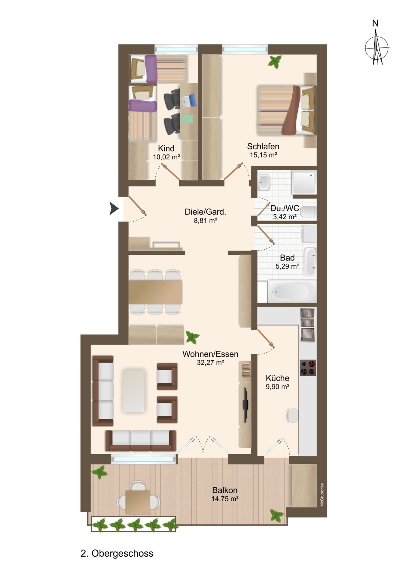 Grundrissplan