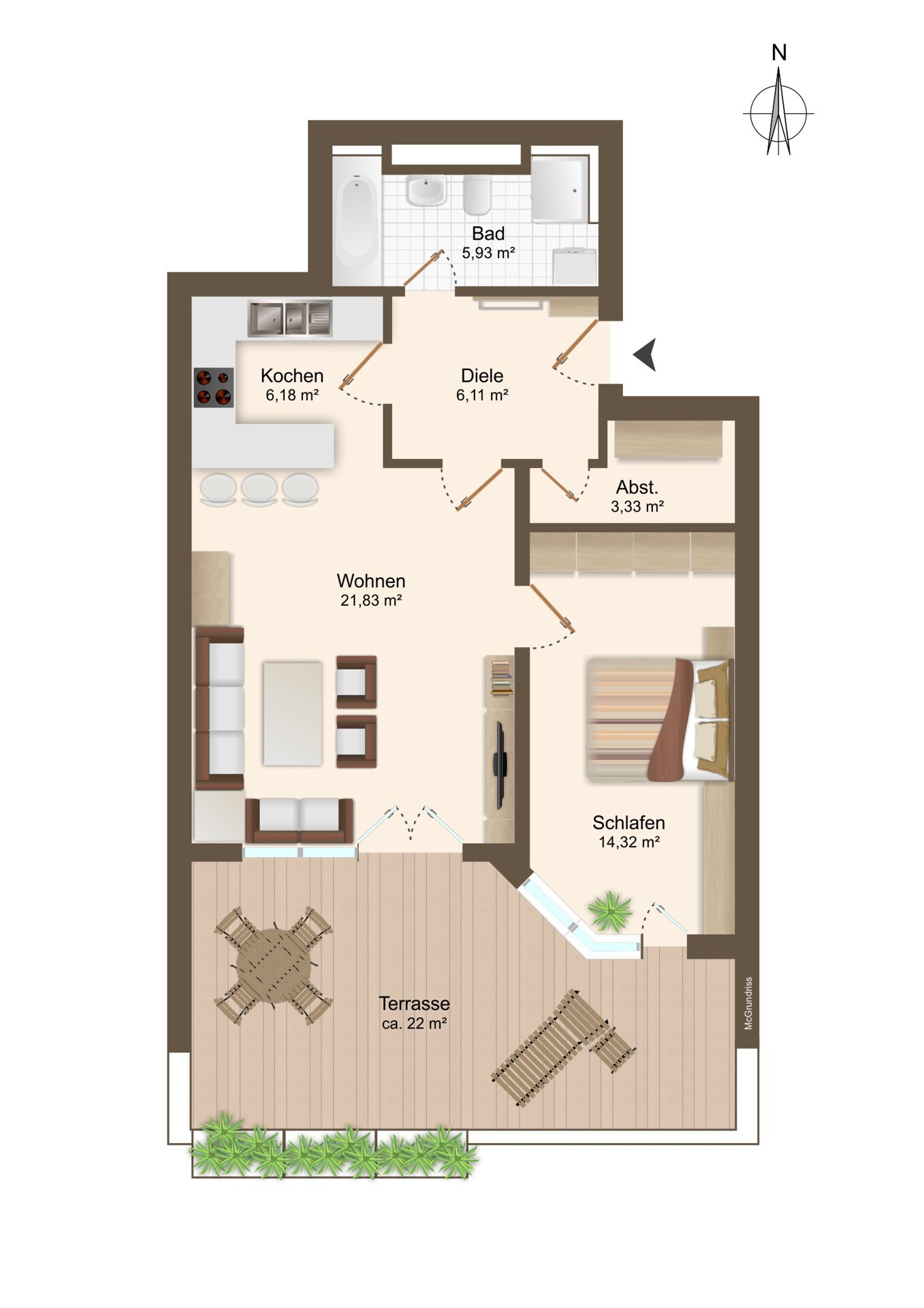Grundrissplan