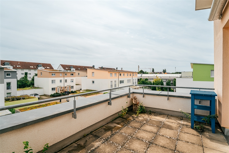 BLICK VOM BALKON!