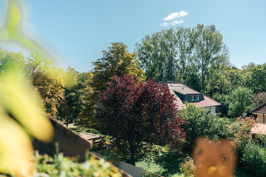 BLICK VOM BALKON!