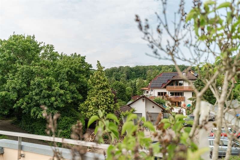 BLICK VON DER TERRASSE!